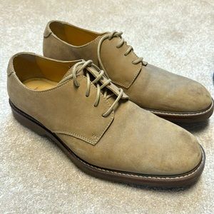 Tan dress shoes sheepskin